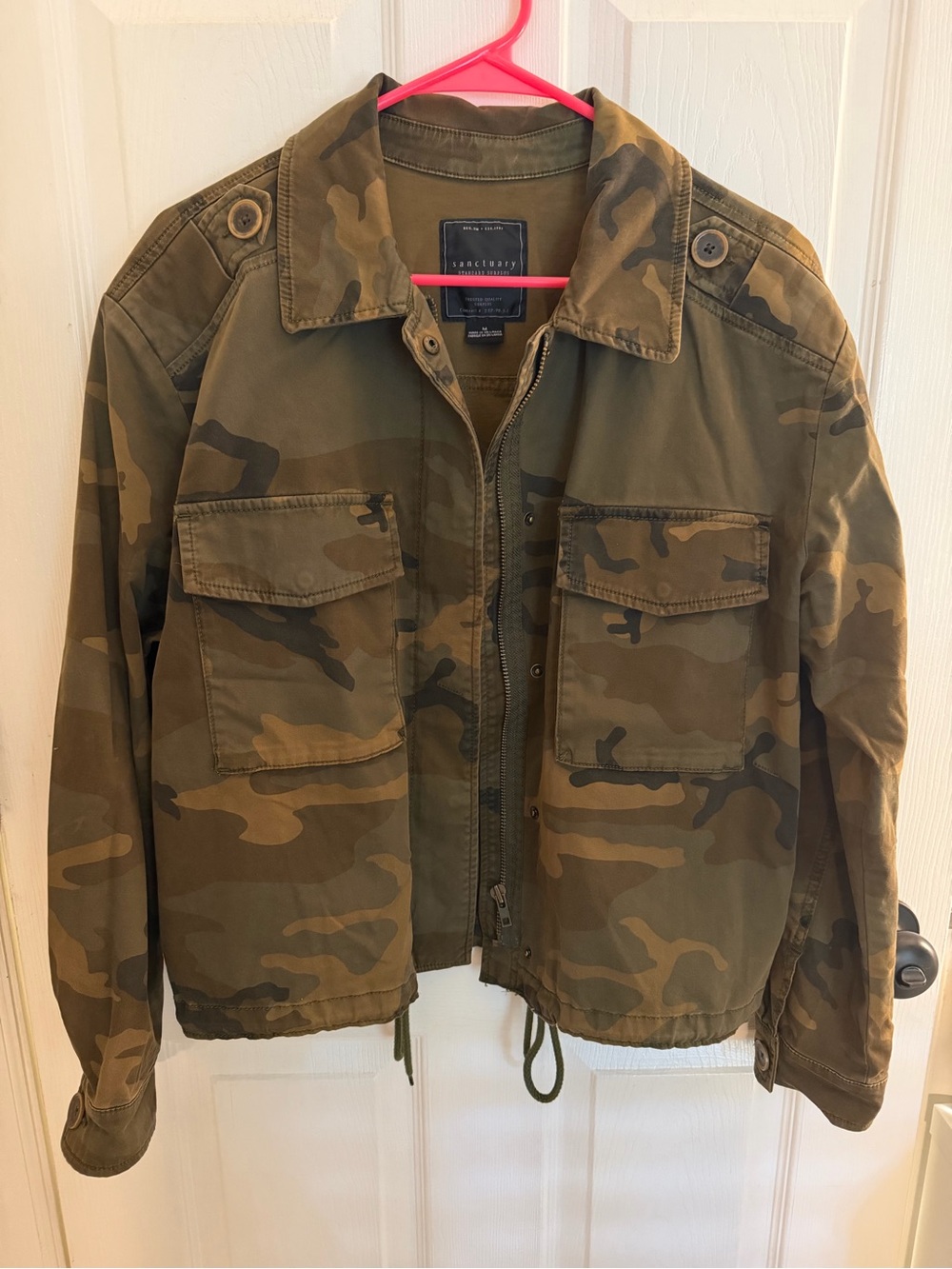 Sanctuary camo jacket